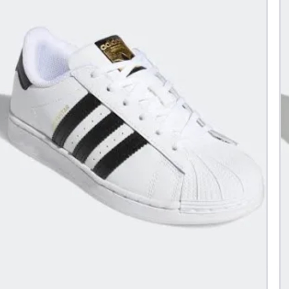 Gently used girls Adidas Superstar sneakers size 1